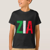 New Aunt Italian Zia Italian American Aunt Gift T-shirt (Voorkant)