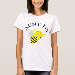 New Aunt om een nieuwe tante Zwangerschap Aankondi T-shirt