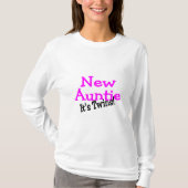 New Auntie zijn tweeling T-shirt (Voorkant)