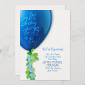 New Baby Boy Announcement Card Aankondiging (Voorkant / Achterkant)