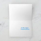 New Baby Boy Gefeliciteerd Kaart (Binnen)