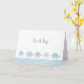 New Baby Boy Gefeliciteerd Kaart (Gele Bloem)