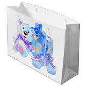 New Baby Boy Groot Cadeauzakje (Achterkant Gekanteld)