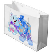 New Baby Boy Groot Cadeauzakje (Voorkant Gekanteld)