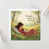 New baby card for mom warm heartfelt message  kaart (Voorkant / Achterkant in situ)