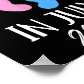 New Baby Coming In July 2026 Funny Baby Shower Boy Poster (Hoek)