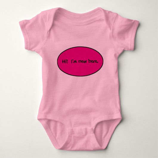 New Baby Girl Romper (Voorkant)