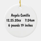 New Baby Keepomwille Ornament (Achterkant)