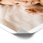 New Baby Photo Collage Keepslag Poster (Hoek)
