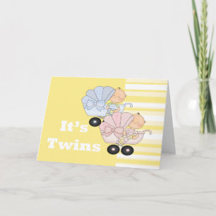 New Baby Twin Boy and Girl Aankondiging