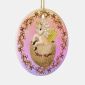 New Baby Unicorn Keramisch Ornament (Rechts)