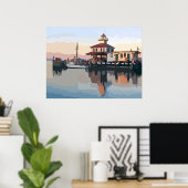 New Basin Canal Lighthouse, New Orleans Poster (Thuiskantoor)