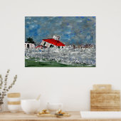 New Basin Canal Lighthouse Poster (Keuken)