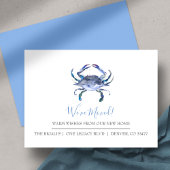 New Beach Home Bewegende Aankondiging Visitekaartj