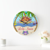 New Beach Sun Ocean Wall Clock 4 - SRF Grote Klok (Huis)