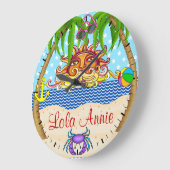 New Beach Sun Ocean Wall Clock 5 - SRF Grote Klok (Hoek)