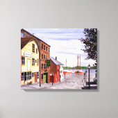 New Bedford, Cape Cod Canvas Afdruk (Voorkant)