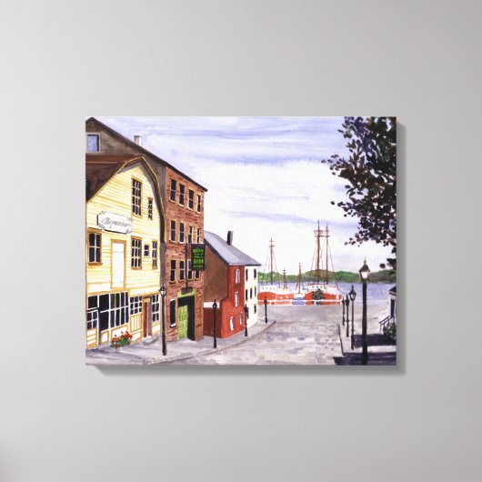 New Bedford, Cape Cod Canvas Afdruk (Voorkant)