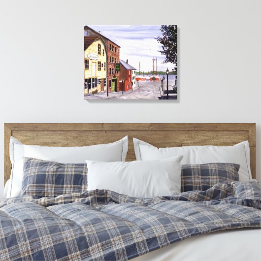 New Bedford, Cape Cod Canvas Afdruk (Insitu (Slaapkamer))