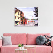 New Bedford, Cape Cod Canvas Afdruk (Insitu (Woonkamer))