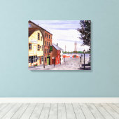New Bedford, Cape Cod Canvas Afdruk (Insitu (Houten vloer))