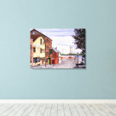 New Bedford, Cape Cod Canvas Afdruk (Insitu (Houten vloer))