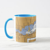New Bedford MA. Mok van de Nautical Chart van de h (Links)