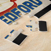 New Bedford Massachusetts Apple - Vintage Travel Legpuzzel (Zijkant)