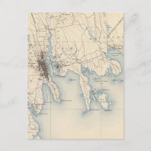 New Bedford, Massachusetts Briefkaart (Voorkant)