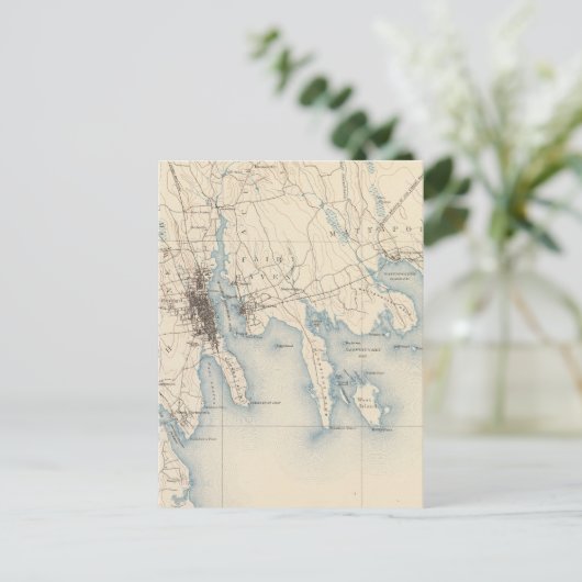 New Bedford, Massachusetts Briefkaart (Staand voorkant)