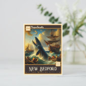New Bedford, Massachusetts |  Briefkaart (Staand voorkant)