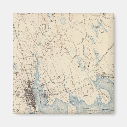 New Bedford, Massachusetts Magneet (Voorkant)