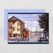 New Bedford Massachusetts New England Painting Briefkaart (Voorkant / Achterkant)