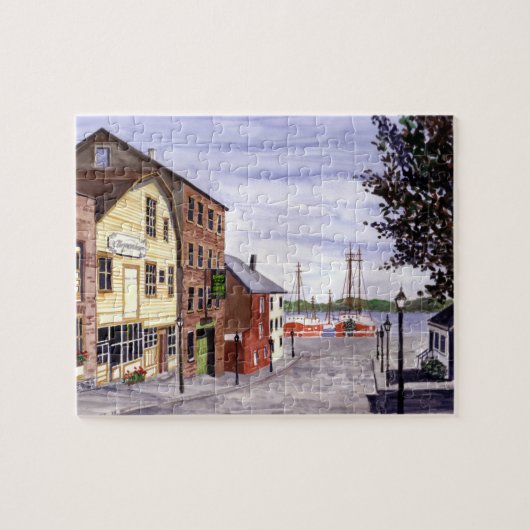 New Bedford Massachusetts New England Painting Legpuzzel (Horizontaal)