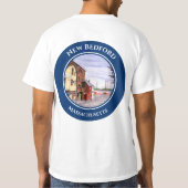 New Bedford Massachusetts New England T-shirt (Achterkant)