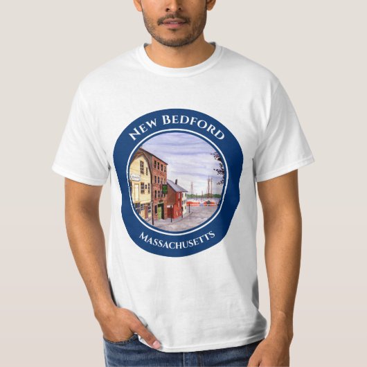 New Bedford Massachusetts New England T-shirt (Voorkant)