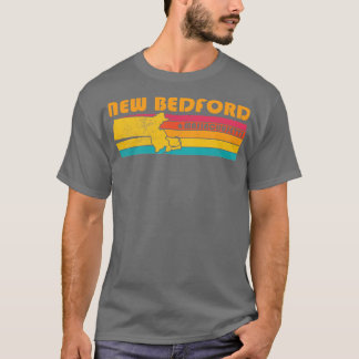 New Bedford Massachusetts Vintage Vervallen Souven T-shirt