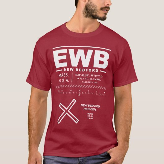 New Bedford Regional Airport WEB T-shirt (Voorkant)