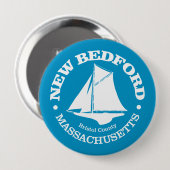 New Bedford (sloep) Ronde Button 4,0 Cm (Voorkant /achterkant)