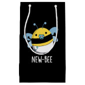 New Bee Funny Insect Bug Dark BG Klein Cadeauzakje (Voorkant)