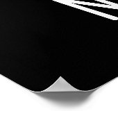 New Bee Funny Insect Bug Dark BG Poster (Hoek)