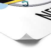 New Bee Funny Insect Bug Pun Poster (Hoek)