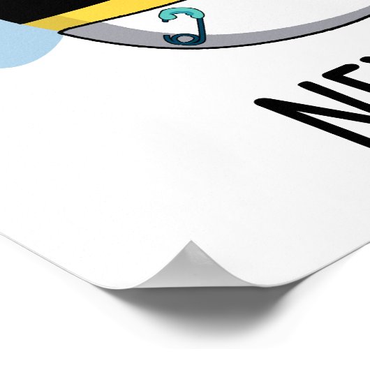 New Bee Funny Insect Bug Pun Poster (Hoek)