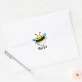 New Bee Funny Insect Bug Pun Ronde Sticker (Envelop)