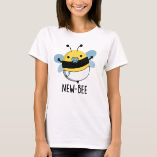 New Bee Funny Insect Bug Pun T-shirt