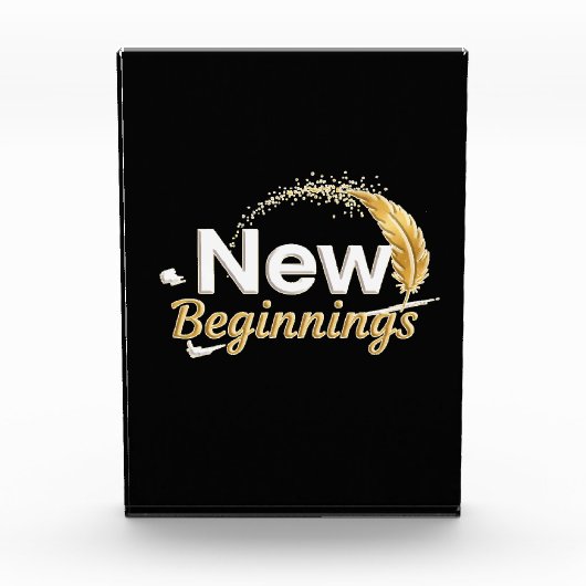 New Beginnings / Bloque de Acrílico Fotoblokken (Voorkant)
