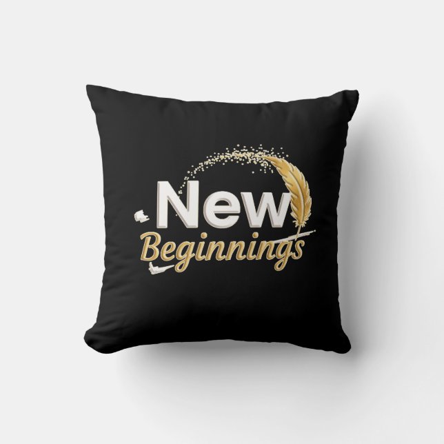 New Beginnings / Cojín Nuevos Comienzos Kussen (Voorkant)