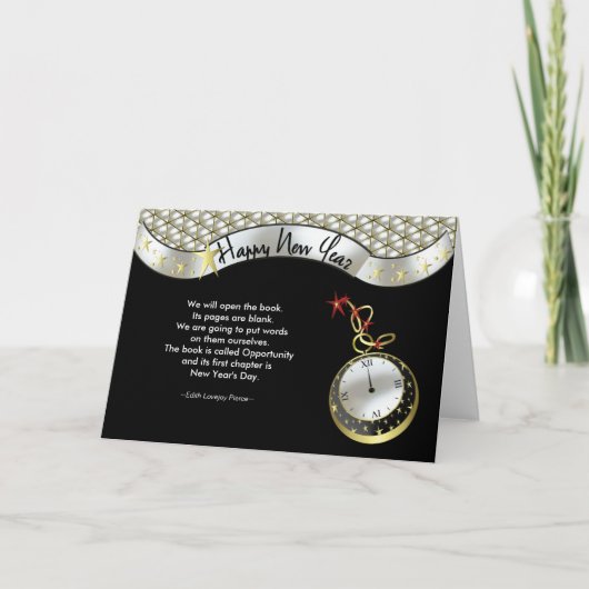 New Beginnings Feestdagen Kaart (Voorkant)