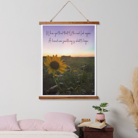 New Beginnings Hangend Wandkleed (Slaapkamer)