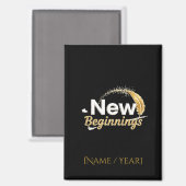 New Beginnings / Imán Nuevos Comienzos Magneet (Voorkant / Achterkant)